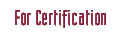 certification